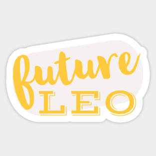 Future LEO Sticker